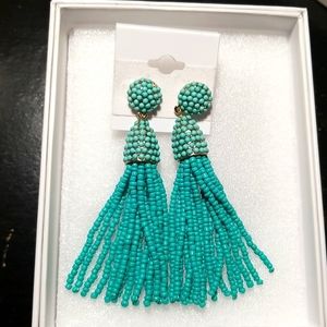 Aqua color fashion earrings